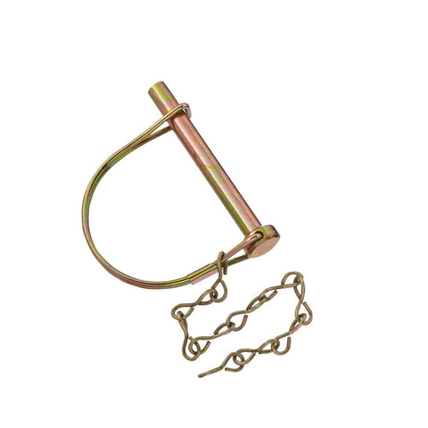 RV Designer H421, Coupler Lock Pin with Chain, 5/16 inch x 2-1/2 inch, Outside RV Towing Hardware