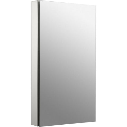 Kohler K-2918-PG-SAA Catalan Medicine Cabinet with Mirror Door, Adjustable Shelves, 107 Degree Hinge, Rectangular Frame, 20" x 36"