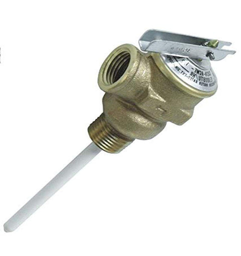 Camco 10421 1/2" Temperature and Pressure Valve with 4" Probe