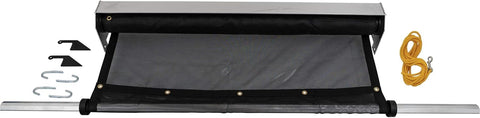 Buyers Products 554275150 Aluminum Tarp System for Dump Body Trucks, 7-1/2 x 15 Foot Mesh Tarp, 96" Housing, Easy Retraction, Comes Pre-Assembled w/Roller & Tension Bow