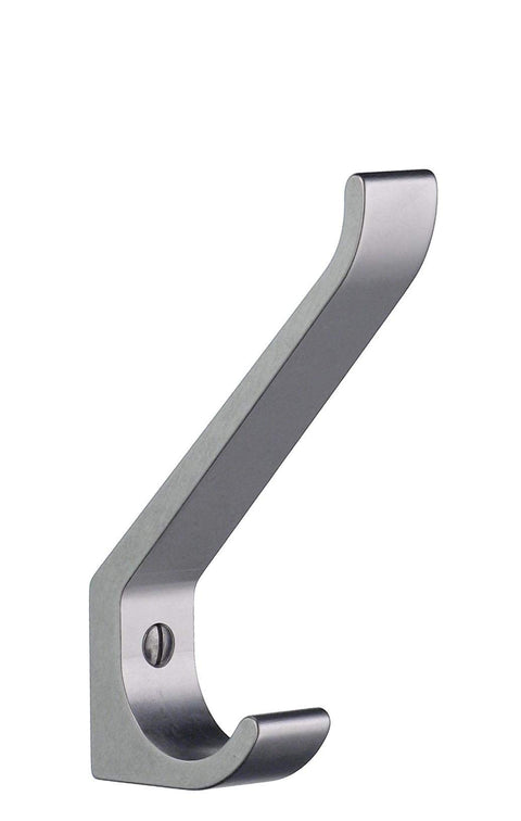 Smedbo B1045 Small Coat and Hat Hook, Satin Aluminum