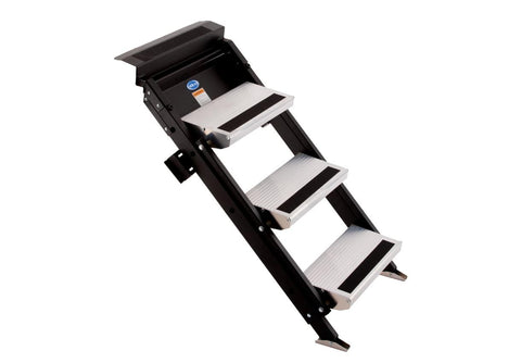 MORryde STP-217 Flip Tread RV Entry Step - 3-Step