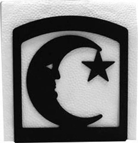 Village Wrought Iron Moon & Star Napkin Holder