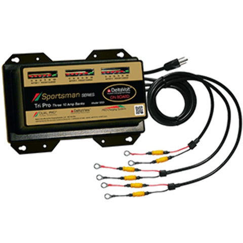 Dual Pro 10 Amp/Bank Sportsman Series 3 Bank Charger