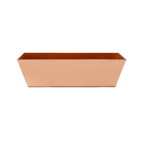 Achla Designs Plain Copper Flower Box, Large
