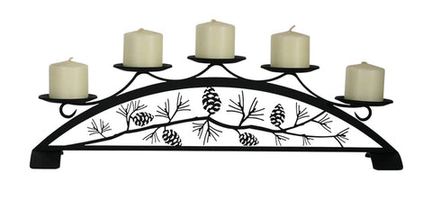 Pinecone - Table Top Pillar Candle Holder