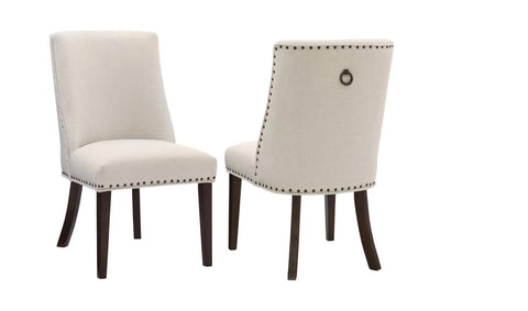 Adler Dining Chair Espresso Natural Set Of Two