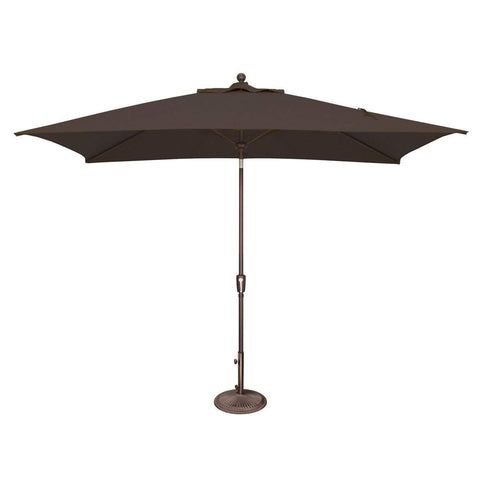 SimplyShade Catalina 120" Octagon Push Button Tilt Umbrella in Black Finish