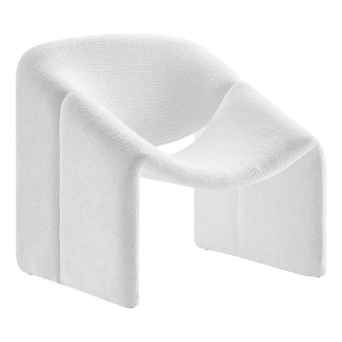 Modway EEI-6767-FRO Vivi Chenille Upholstered Accent Chair, Frost