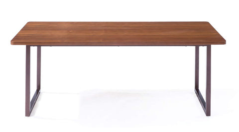 TransDeco coffee table 47" Walnut/Brown
