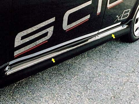 QAA is Compatible with 2004-2006 Scion Xb 4 Piece Stainless Rocker Panel Trim, On The Rocker, 1.5" Width TH24180