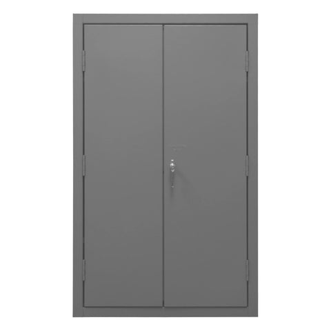 Durham 14 Gauge Welded Steel Flush Door Style Storage Cabinet, 3601-95, 2700 lbs Capacity, 18" Length x 36" Width x 60" Height, 3 Adjustable Shelves