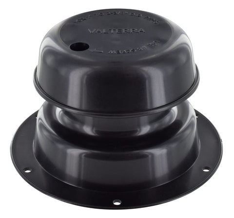 Valterra A10-3389BKVP Universal Plumbing Vent Kit with Putty & Screws - Black (Carded)
