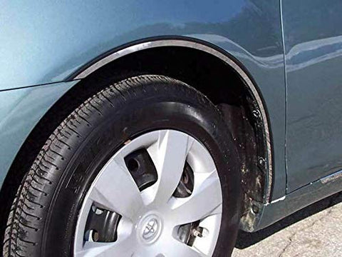 QAA is Compatible with 2007-2013 Acura MDX 4 Piece Stainless Wheel Well Accent Trim WQ27297