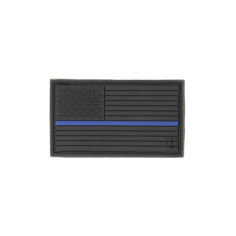 USA Flag Patch Small (LE Thin Blue Line) 2" x 1"