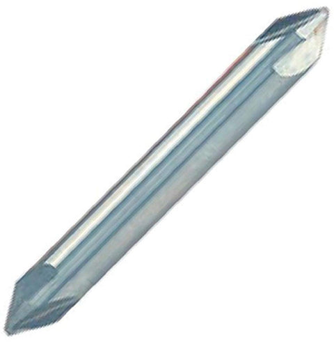 Micro 100 CS-250-090X Chamfer Cutter, 90° Included Angle, .050" Tip Dia, .100" LOC, 6 Fl, 1/4" Shank Dia, 2-1/2" OAL, AlTiN