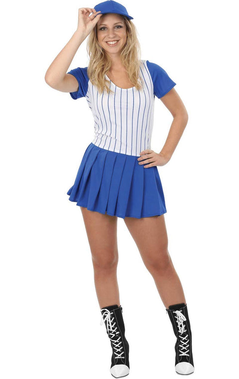 Orion Costumes Women's Blue Baseball Team Sports Uniform Fancy Dress Costume