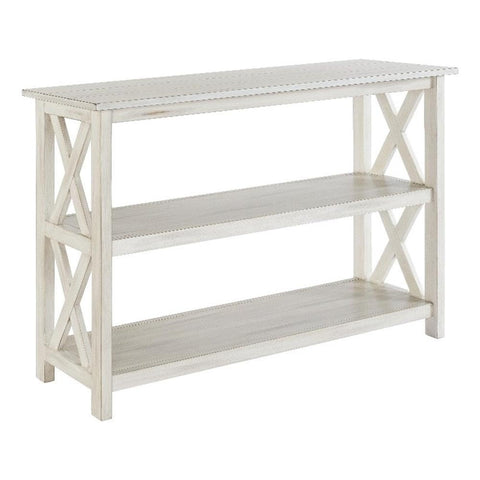 Boraam Jamestown Entryway Table, Antique White