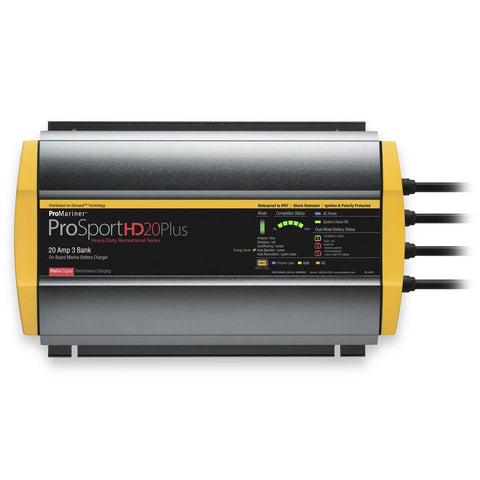 ProMariner ProSportHD 20 Plus Global Gen 4-20 Amp - 3-Bank Battery Charger