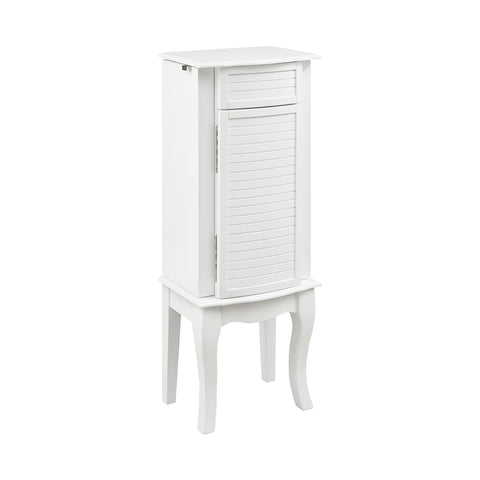 Linon Elna Jewelry Armoire White