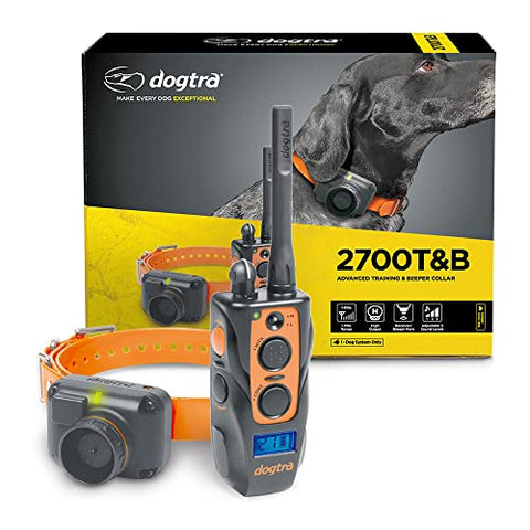 Dogtra 2700T&B Long Range 1-Mile 1-Dog Training & Beeper Remote Dog Training E-Collar for Upland Gun Dog