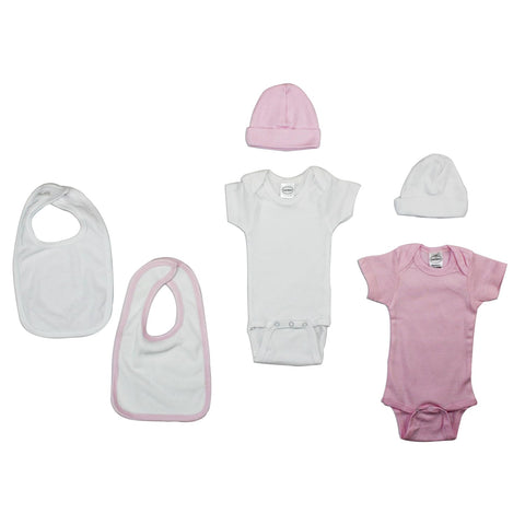 Girls' 6 Piece Layette Set