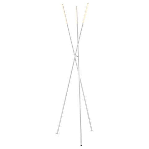 Lite Source Lorant 73 1/2" Silver Metal LED Modern Tripod Floor Lamp
