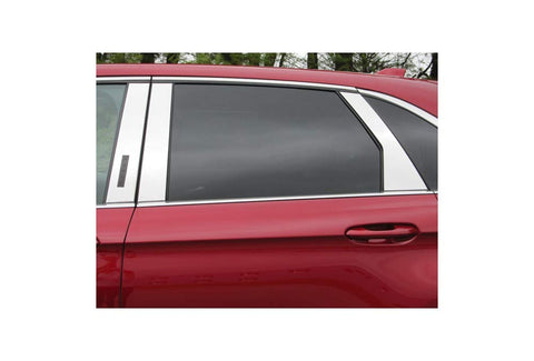 QAA is Compatible with 2015-2020 Ford Edge 6 Piece Stainless Pillar Post Trim, Includes keyless Entry Access PP55611