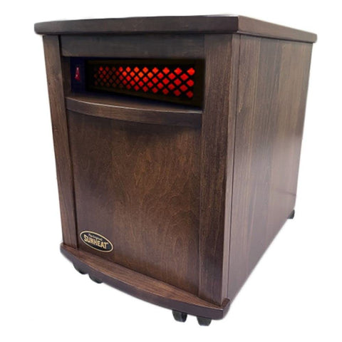 Sunheat Amish Hand Crafted Wooden Infrared Home/Office Heaters