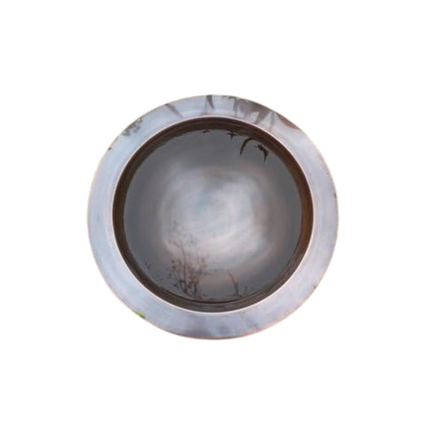18 Inch Classic Copper Birdbath Bowl Only, Antique Finish Copper-Plated Brass, DIY Garden Bird Bath Replacement Bowl