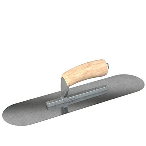 Bon 66-209 Steel City Pool Trowel - Carbon Steel - 18 X 4 - Wood