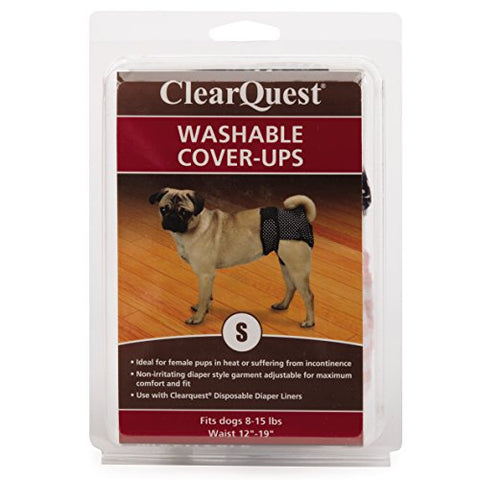 Clear Quest Wetness and Stain Protecting Dog Cover-Ups Dog Diapers, 2-Pack