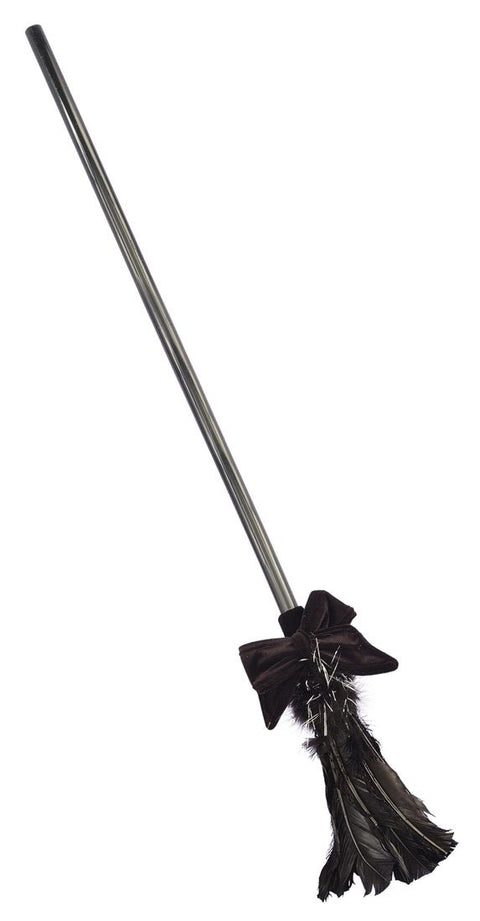 Forum Novelties Black Feather Costume Witch Broom