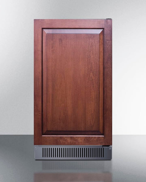 Summit 18" Clear Ice Maker, 60 lb. Production Capacity, 3 Ice Cube Size Options, Panel Ready* - BIM182IFLHD (*Panels not Included) Left Handed Door Swing