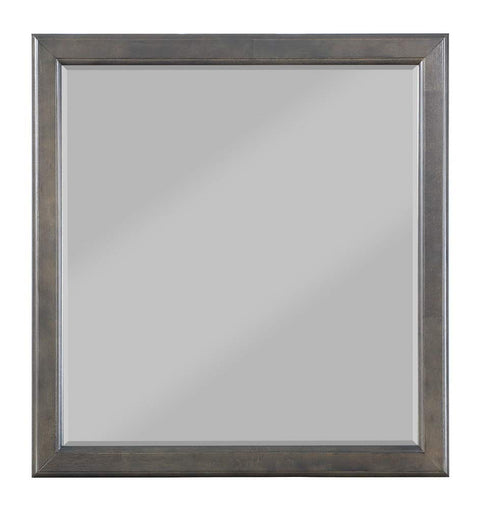 ACME Louis Philippe Mirror, Dark Gray/Dark Gray/Traditional