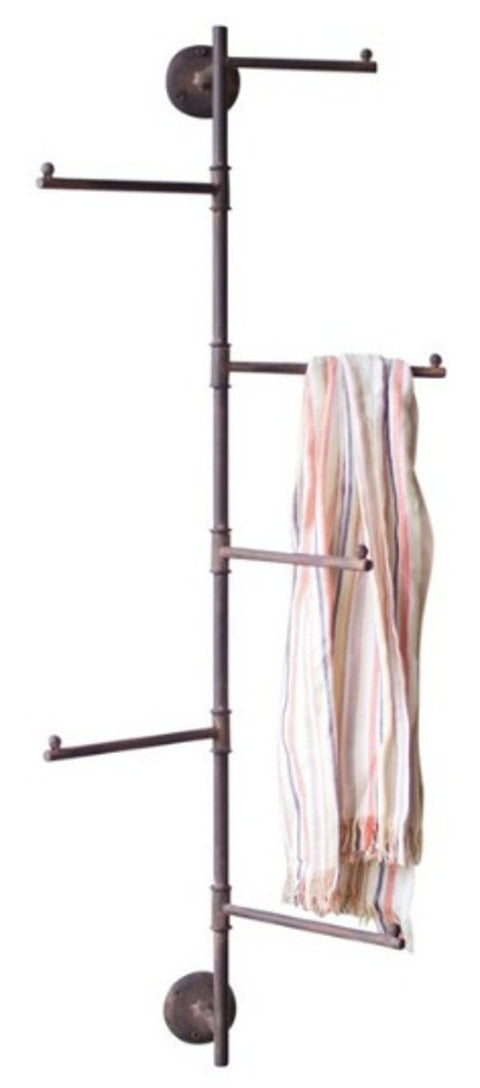 RUSTIC WALL SWIVEL COAT RACK