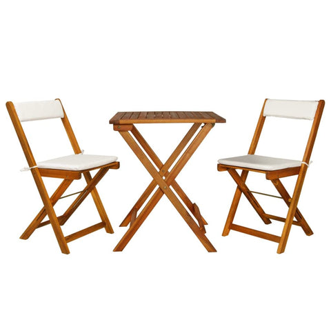 vidaXL Aluminum Patio Set, Cool Outdoor Furniture, Square Table, Compact Garden, Rustic Vibe, Perfect for Your Terrace
