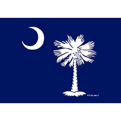 Betsy Drake Coastal Palmetto Moon Door Mat, 30" x 50"