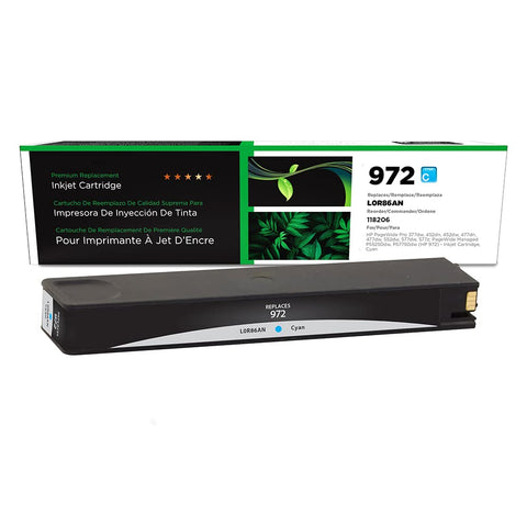 Clover Remanufactured PageWide Ink Cartridge Replacement for HP 972 L0R86AN | Cyan