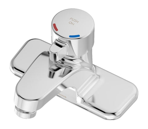 Symmons SLC-6000 SCOT 4 in. Centerset Single Handle Metering Lavatory Faucet in Polished Chrome (0.5 GPM)
