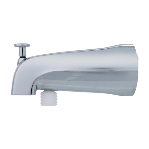 DANCO Diverter in Chrome 89266 Universal Tub Spout with Handheld Shower Fitting, Pack of 1