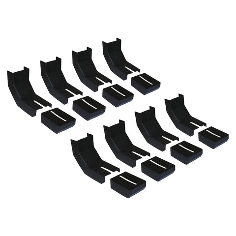 RAPTOR Series RB-BKC8: Bracket Covers Black Thermoplastic Rubber