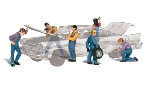 Woodland Scenics Auto Mechanics HO Scale