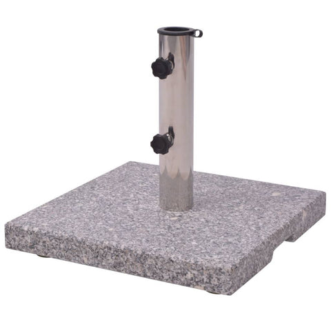 vidaXL Parasol Base Square 15.7"x15.7" Garden Beach Umbrella Stand Holder