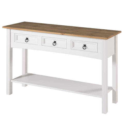 OS Home and Office Furniture Model 6004 Twin Sized Mountain Oak Mates Bed with Two Drawers