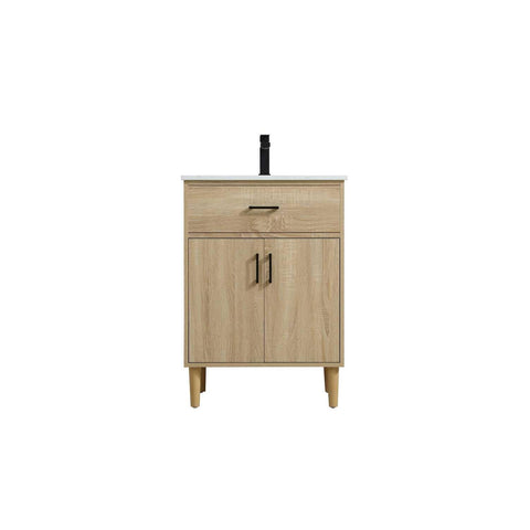 Elegant Kitchen and Bath Chandler 24" Single Bathroom Vanity in Mango Wood