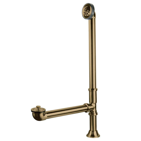 Kingston Brass Vintage Clawfoot Tub Waste and Overflow Drain- 20 Gauge