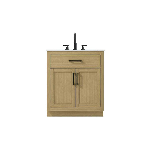 Alden Bathroom Vanity Honey Brown