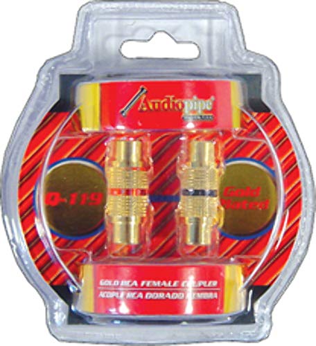 Audiopipe Q119 Rca Coupler Female Audiopipe Pair