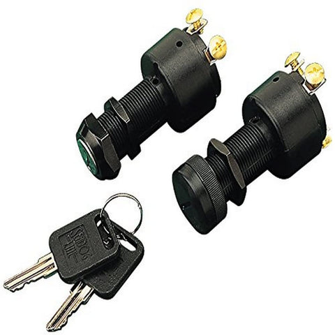 Sea Dog Line 420361-1 Three Position Poly Ignition Switch, Off-Ign-Start, 13/16 x 5/8-Inch